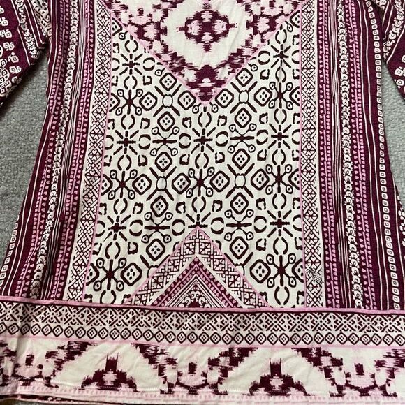 Hale Bob Women’s XS Cold Shoulder Long Sleeve Mixed Media Blouse Top Shirt NWOT - Picture 2 of 4